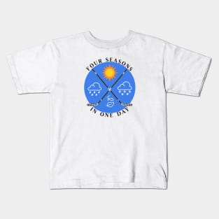 Four Seasons in One Day Kids T-Shirt